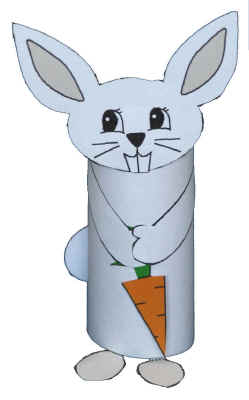 z rolki papieru zwierzątka - królik z marchewką.jpg