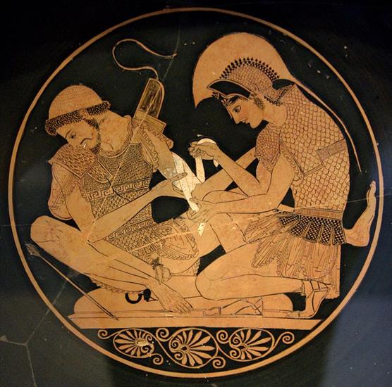Starożytna Grecja, mitologia i religia, obrazy - Akhilleus_Patroklos_Antikensammlung_Berlin_F2278.jpg