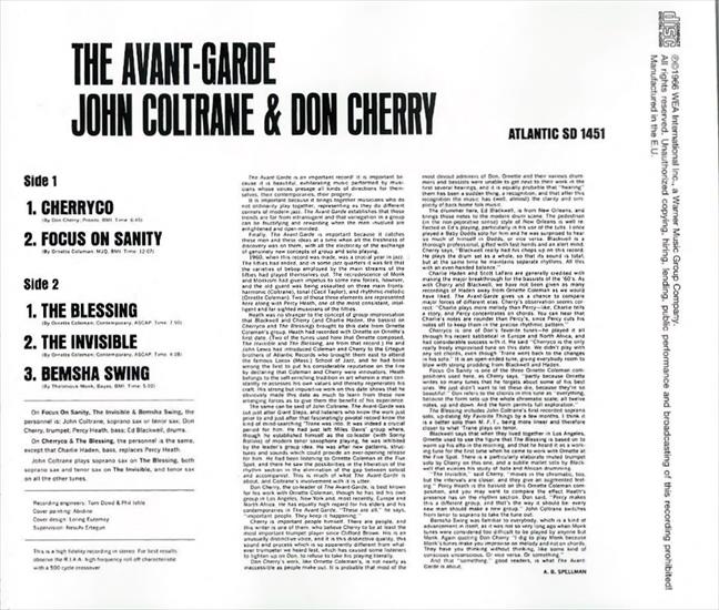 1960 - The Avant-Garde with Don Cherry - back.jpg