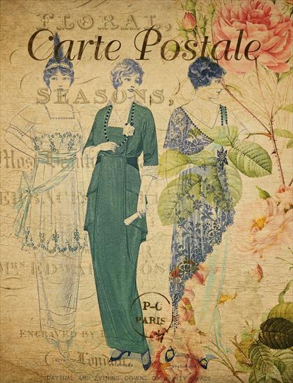 POSTCARD VINTAGE - vintage-ladies-floral-background.jpg
