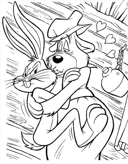 Bugs Bunny I Przyjaciele - Bugs - kolorowanka 83.gif